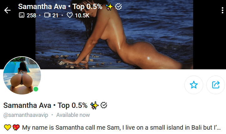 Samantha Ava OnlyFans
