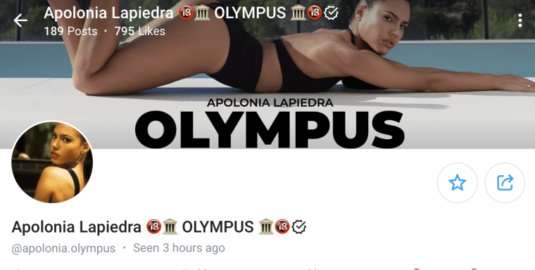 Apolonia Lapiedra OnlyFans