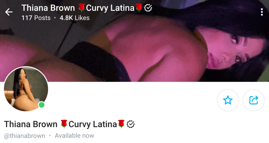 Thiana Brown OnlyFans