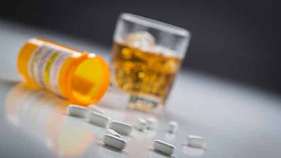 drug alcohol overdose pills
