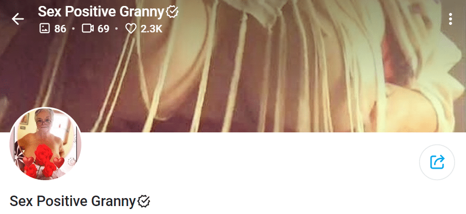 Sex Positive Granny OnlyFans