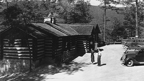 cabins at Hungry Mother State Park in Virginia