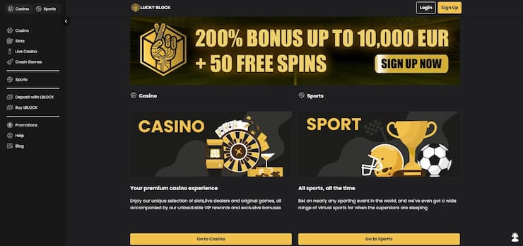 Lucky Block New gambling site