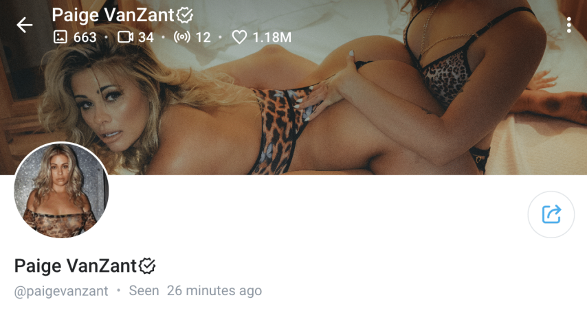 Paige VanZant OnlyFans