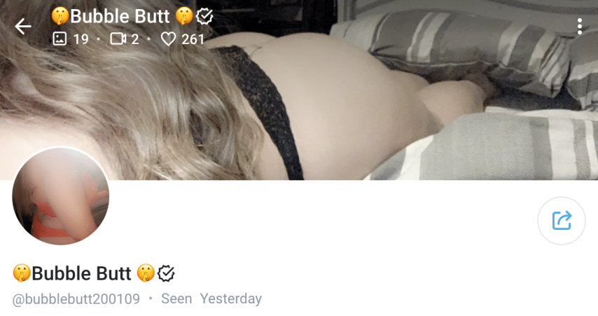 Bubble Butt OnlyFans