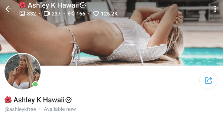 Ashley K Hawaii OnlyFans