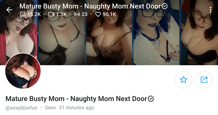 mature busty mom onlyfans