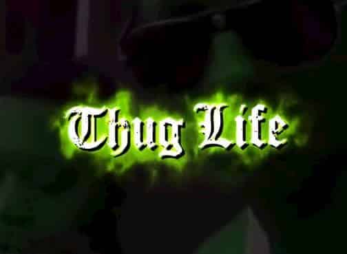 thug life logo