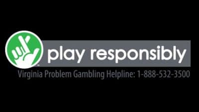 virginia lottery play responsibly logo helpline
