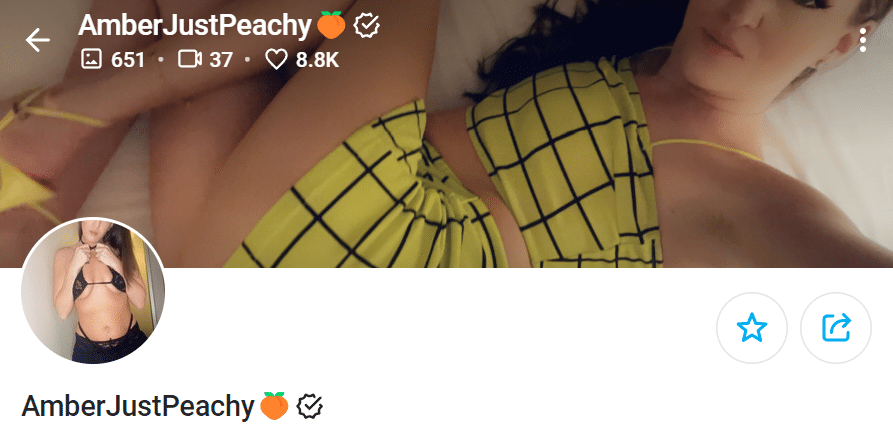 Amber Just Peachy OnlyFans