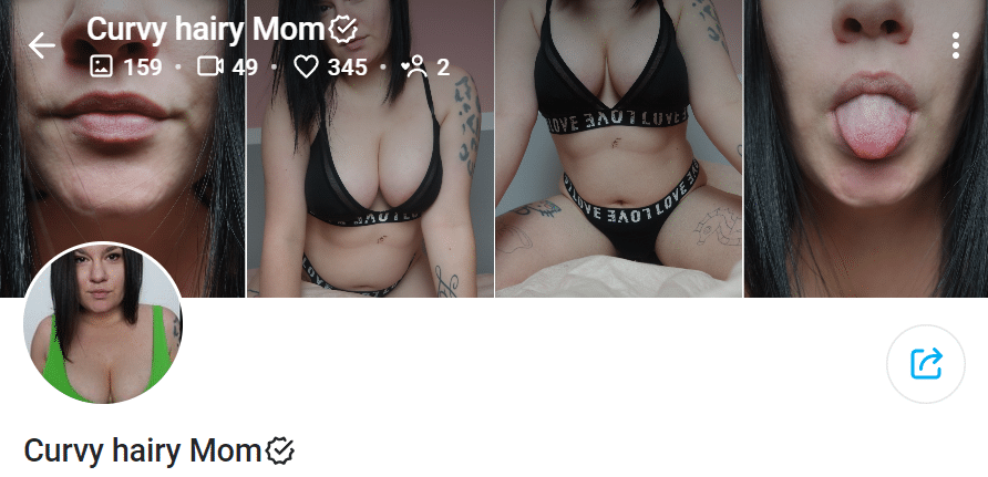 Curvy Hairy Mom OnlyFans