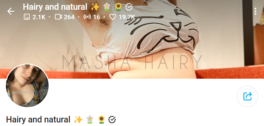 Masha Hairy OnlyFans