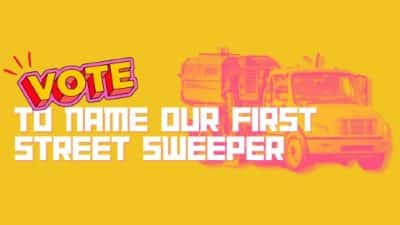 Albemarle County street sweeper