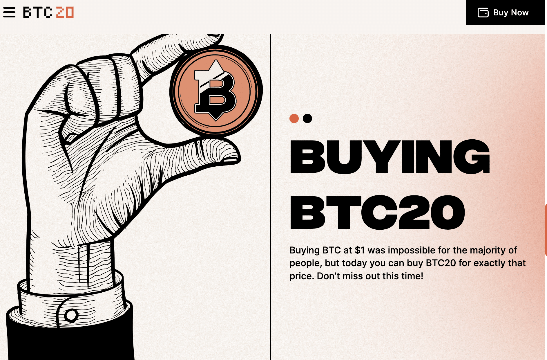 BTC20 penny token