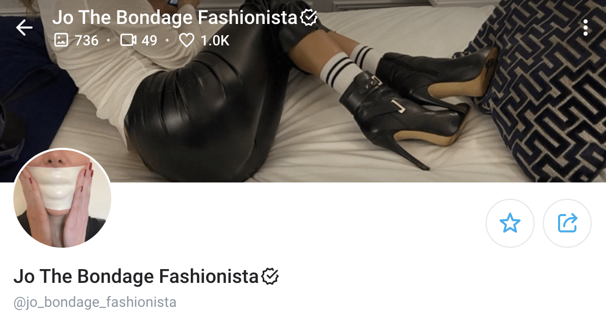 jo the bondage fashionista