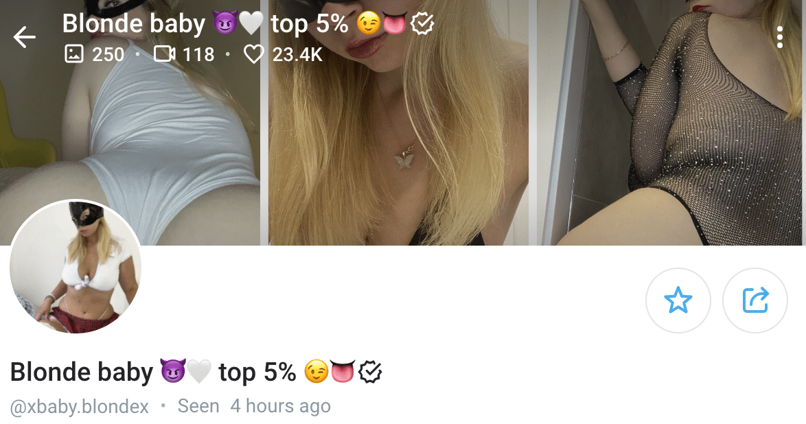 blonde baby onlyfans serbia