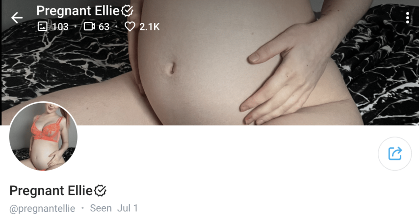 Pregnant Ellie OnlyFans