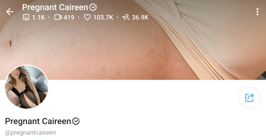 Pregnant Caireen OnlyFans