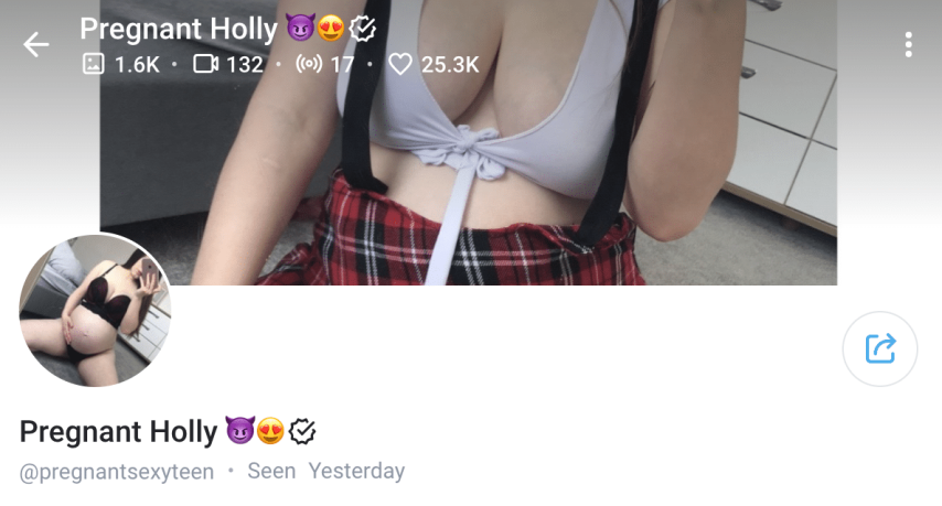 Pregnant Holly OnlyFans