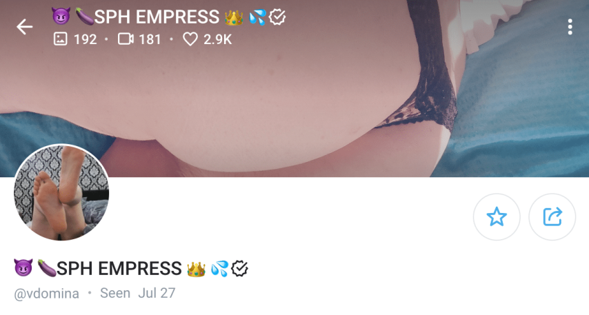 SPH EMPRESS Domina OnlyFans