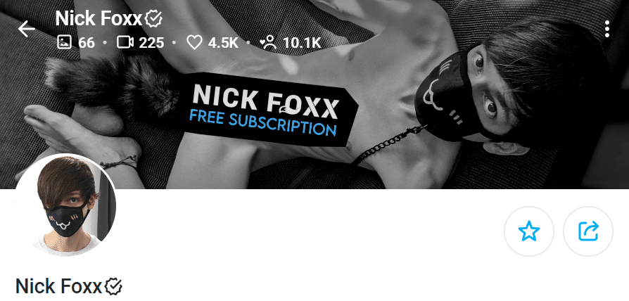 Nick Foxx OnlyFans