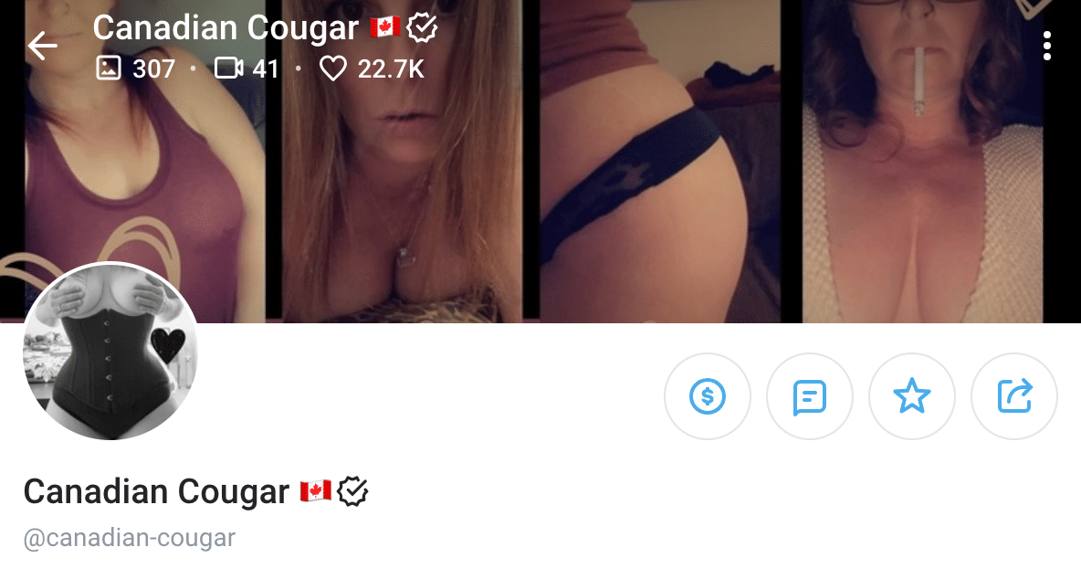 canadian cougar onlyfans