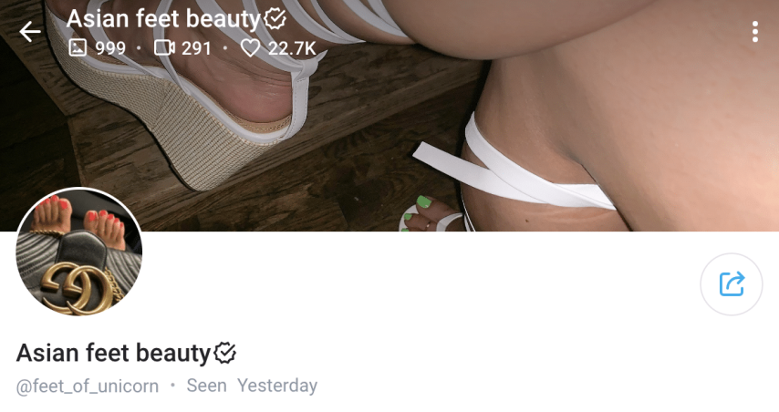 Asian feet beauty Unicorn OnlyFans