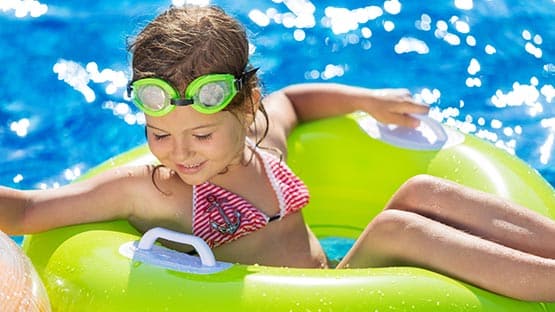 child swimming pool float swim