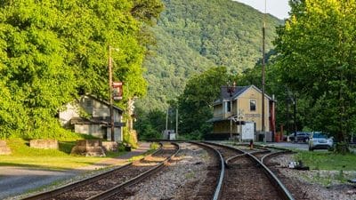 West Virginia train depot