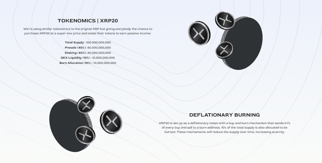 xrp20 tokenomics