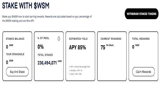 stake with wsm