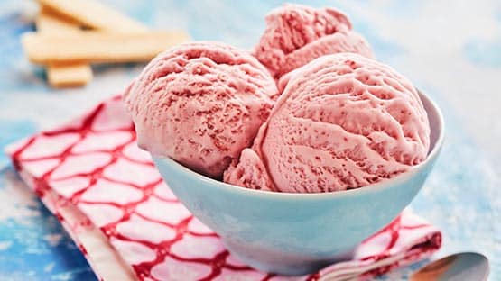 ice cream in a bowl