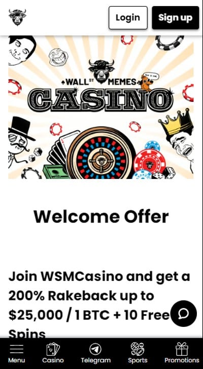 WSM Casino Sign Up
