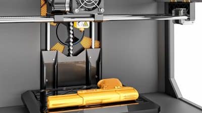 ghost gun being created on 3D printer