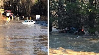 water rescue flooding amelia county
