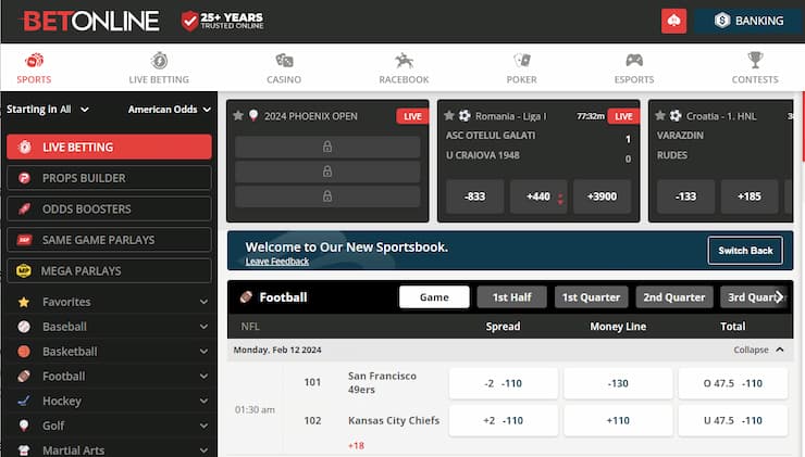 How To Bet On The Super Bowl In The US with BetOnline 2024