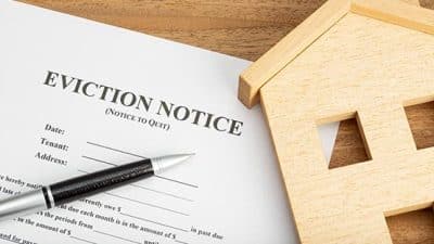 rent eviction notice tenant housing insecurity
