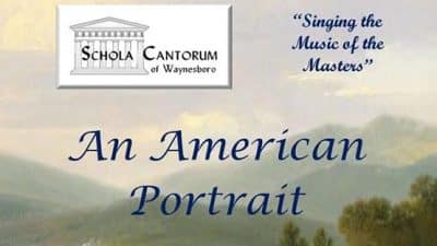schola cantorum of waynesboro spring concert flyer