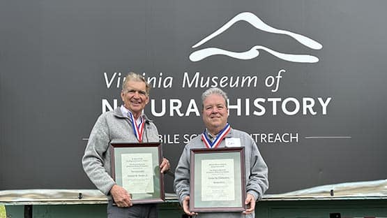 Virginia Museum of Natural History presents two Thomas Jefferson Awards in...
