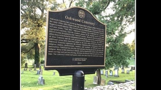 oakwood cemetery charlottesville