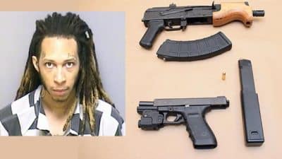 richard sanders and weapons seized