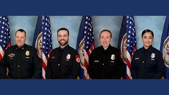 Four Harrisonburg Police Officers Honored With 2024 Award For Valor