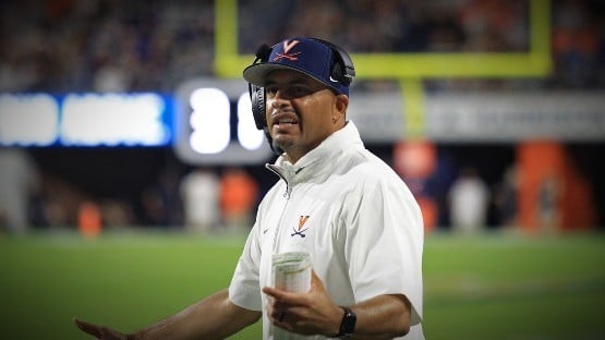 tony elliott uva football front