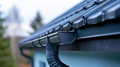 water drainage pipe gutters