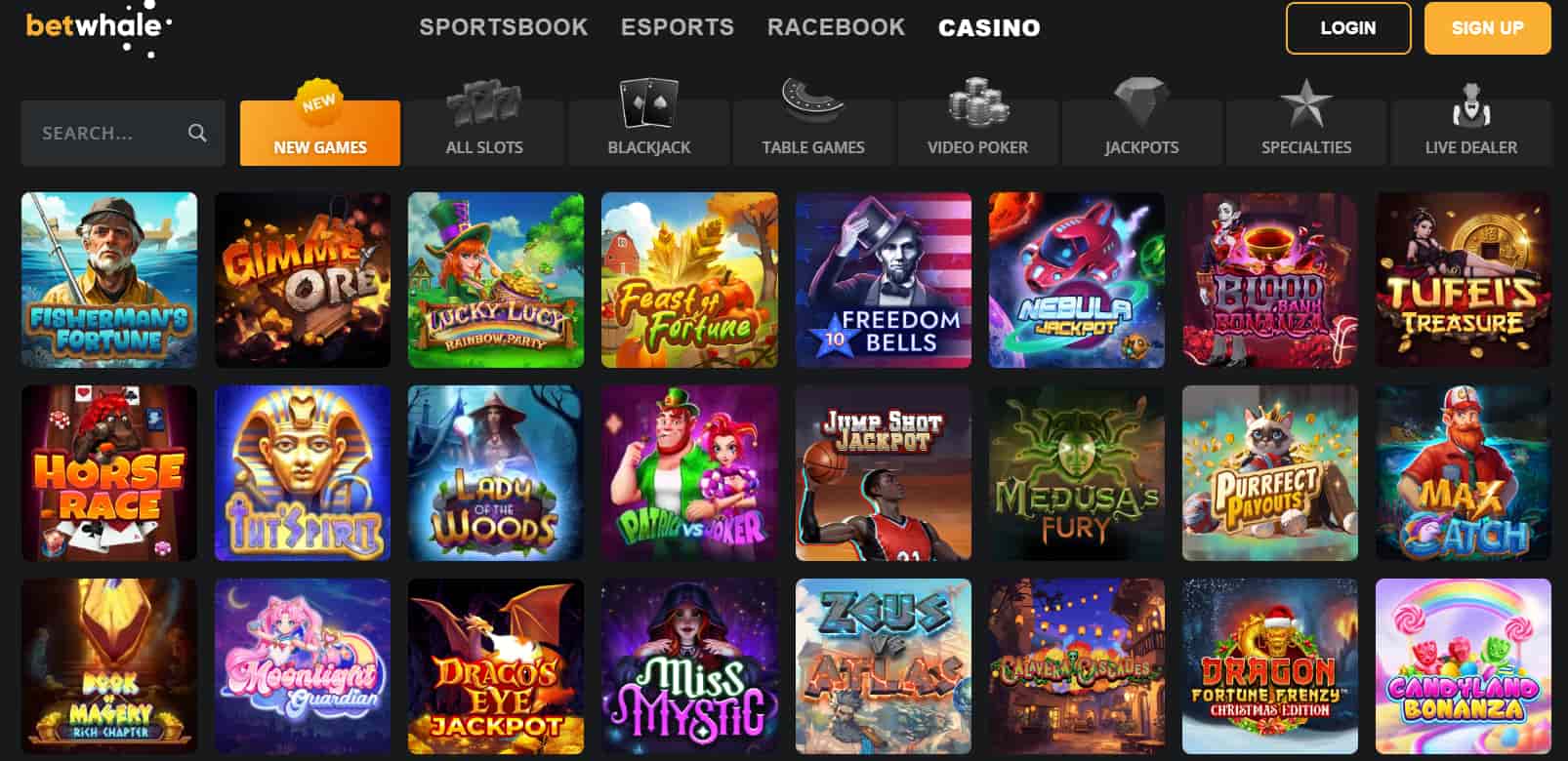 BetWhale - one of the best offshore casinos