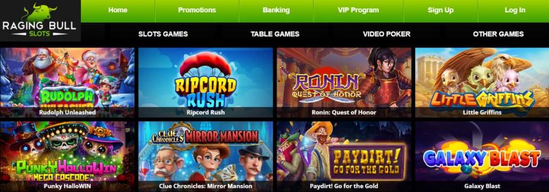 california online casinos - raging bull casino games