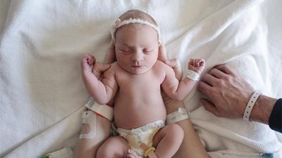 Augusta Health first baby 2025 Miriam Conley