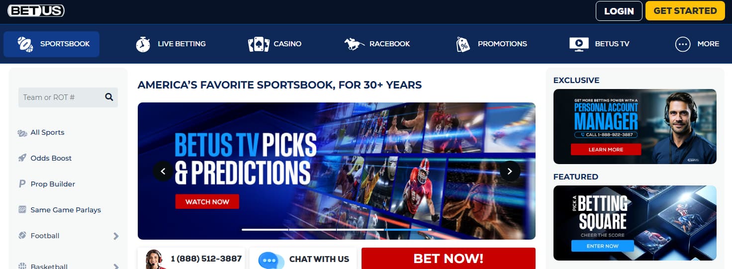 BetUS - one of the safest cash out betting sites