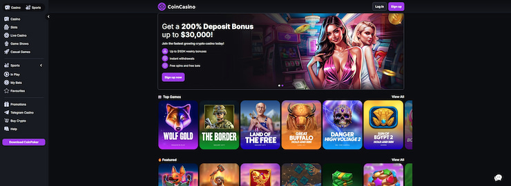 louisiana online casinos - coincasino gaming library