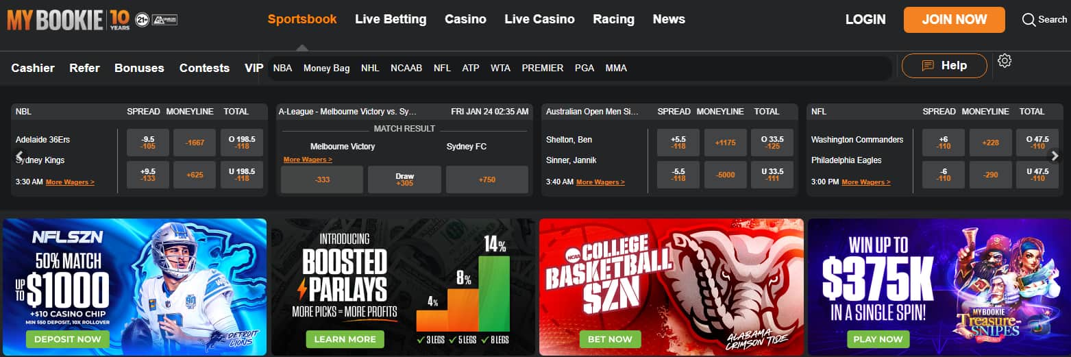 Mybookie - trustes cash out online sportsbook